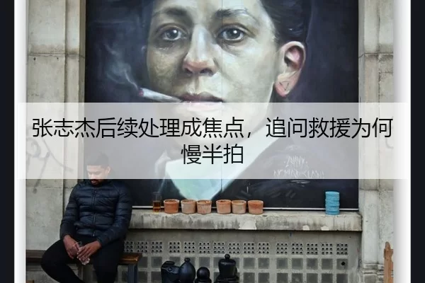 张志杰后续处理成焦点，追问救援为何慢半拍